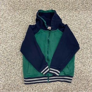Boys Gymboree zip up hoodie size M